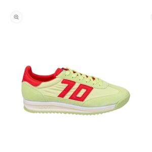 Back 70 Barkley Jogger sneakers in neon yellow and red Sz. 37